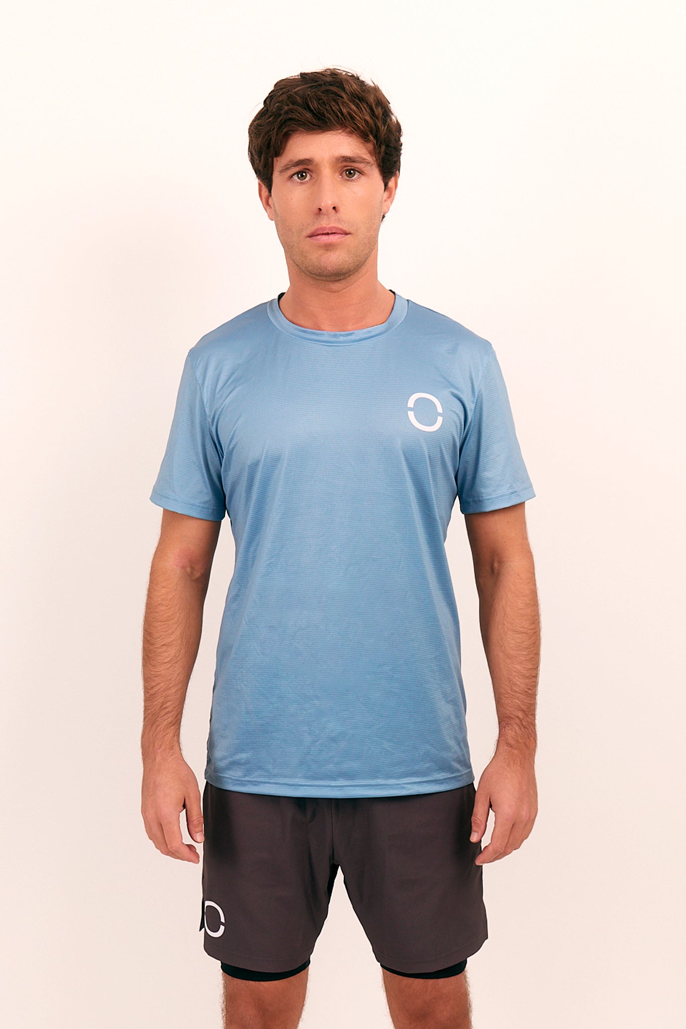 Blue Men's Running T-Shirt